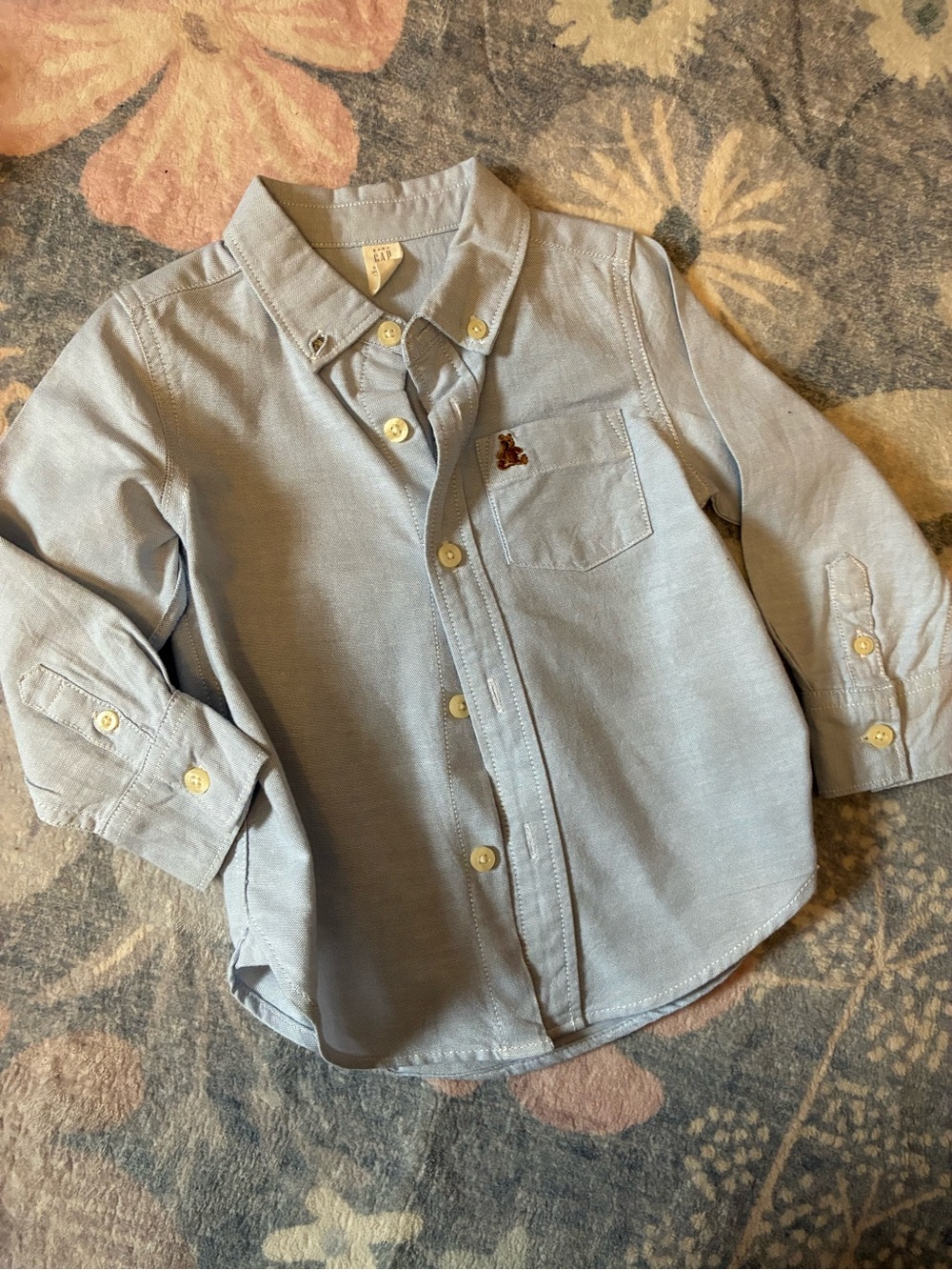 Baby GAP Light Blue Button-Down 2T